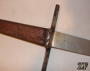 11 рис. процесс изготовления рукояти дюралевого меча