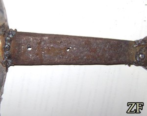 13 рис. процесс изготовления рукояти дюралевого меча