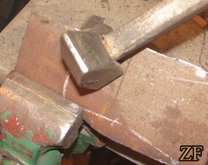 4 рис. процесс изготовления рукояти дюралевого меча