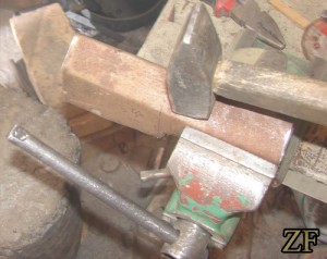 5 рис. процесс изготовления рукояти дюралевого меча