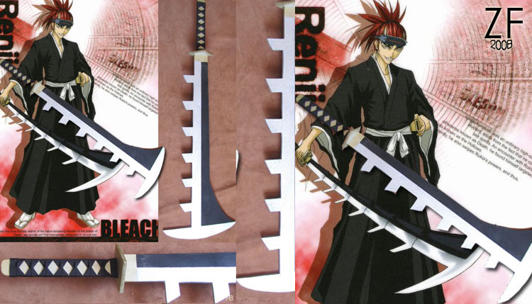 Косплей версия меча (Дзанпакто) Рэндзи Абараи (аниме Bleach)