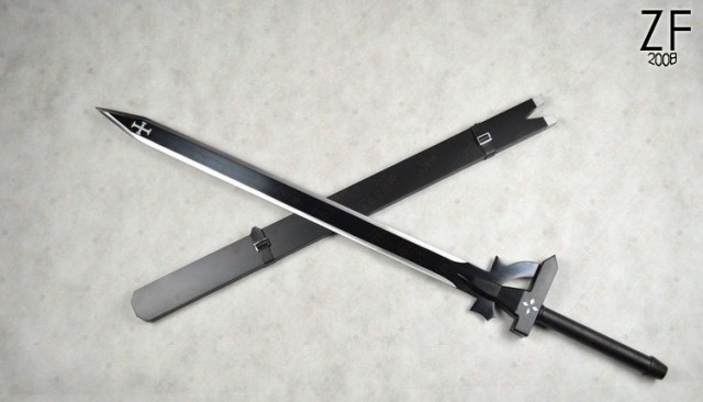 Оригинальная версия меча Кирито, Чёрного мечника, с которой мы делали нашу стилизацию от мастерской "Зброевы фальварак"