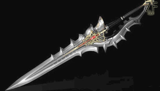 Меч Icarus Heavy Arms из игры Lineage II - оригинальная версия, с которой мы делали косплей версию