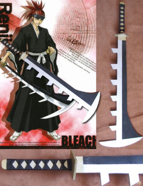 Косплей версия меча (Дзанпакто) Рэндзи Абараи (аниме Bleach)