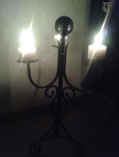 Кованый подсвечник — Zbroevyfalvarak