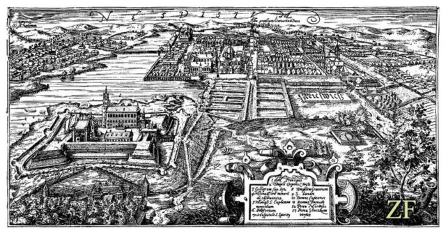 Несвиж и Несвижский замок в XVII веке